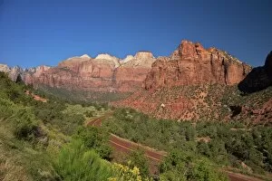 Zion National Park Gallery: Zion-Mount Carmel Highway, Zion National Park, Utah, United States of America, North America
