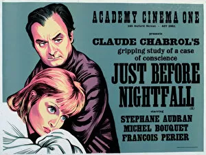 Images Dated 14th June 2010: Academy Poster for Claude Chabrols Just Before Nightfall (1971)