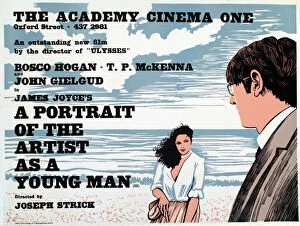 Images Dated 14th June 2010: Academy Poster for Joseph Stricks A Portrait of the Artist as a Young Man (1977)