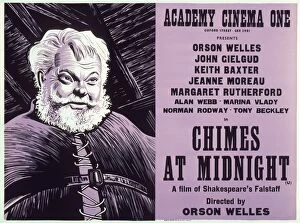 Images Dated 3rd December 2009: Academy Poster for Orson Welless Chimes at Midnight (1966)