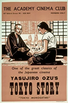 Japan Gallery: Academy Poster for Yasujiro Ozus Tokyo Story (1962)