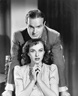 Images Dated 15th January 2011: Bob Hope and Paulette Goddard in George Marshalls The Ghost Breakers (1940)