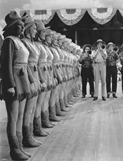 Images Dated 7th January 2014: The Chorus Line from Norman Taurogs Girl Crazy (1943)