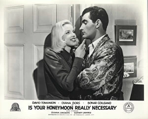 Images Dated 20th June 2009: Diana Dors and Bonar Colleano in Maurice Elveys Is Your Honeymoon Really Necessary
