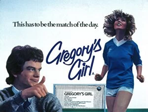 Football Gallery: Film Poster for Bill Forsyths Gregorys Girl (1980)