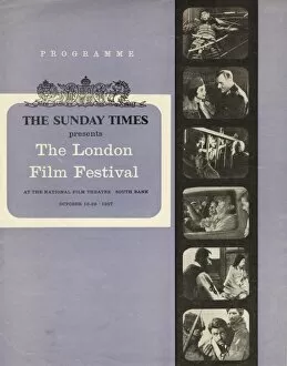 Film Collection: London Film Festival Poster - 1957