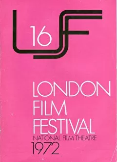 Film Collection: London Film Festival Poster - 1972