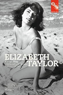 Images Dated 12th October 2011: Poster for Elizabeth Taylor Season at BFI Southbank (1 - 31 Aug 2011)
