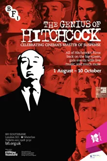 Images Dated 16th August 2012: Poster for The Genius Of Hitchcock Season at BFI Southbank (1 August - 10 October 2012)