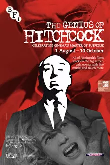 Images Dated 30th October 2012: Poster for Genius Of Hitchcock Season at BFI Southbank (1 Aug - 30 Oct 2012)