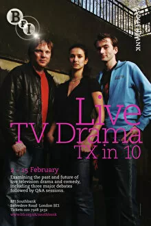 Images Dated 23rd October 2009: Poster for Live TV Drama TX in 10 Season at BFI Southbank (2 - 25 February 2009)