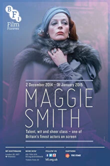 Images Dated 20th December 2014: Poster for Maggie Smith Season at BFI Southbank (2 December 2014 - 31 January 2015)