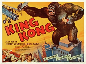Yellow Gallery: Poster for Merian C Coopers King Kong (1933)