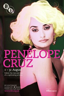 Images Dated 23rd October 2009: Poster for Penelope Cruz Season at BFI Southbank (1 - 31 August 2009)