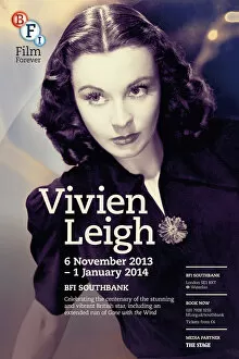 Images Dated 14th November 2013: Poster for Vivien Leigh Season at BFI Southbank (6 November 2013 - 1 January 2014)