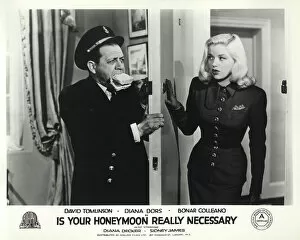 Images Dated 20th June 2009: Sid James and Diana Dors in Maurice Elveys Is Your Honeymoon Really Necessary (1953)