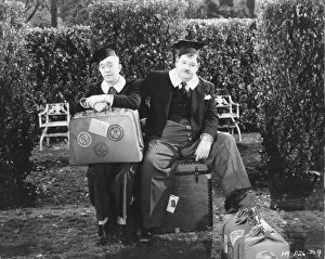 Images Dated 18th February 2010: Stan Laurel and Oliver Hardy in Alfred Gouldings A Chump at Oxford (1939)