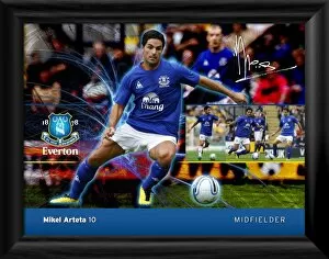 Images Dated 26th August 2010: Everton FC - Mikel Arteta Player Profile Framed Print