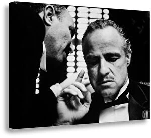 TV & Film Collection: Marlon Brando The Godfather Box Canvas