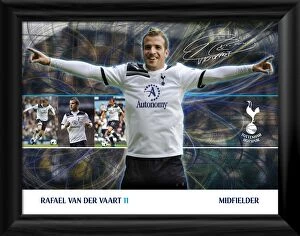 Tottenham Hotspur FC - Rafael Van Der Vaart Framed Player Profile