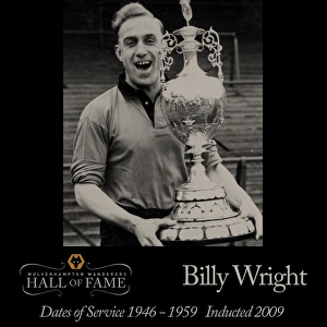 Wolverhampton Wanderers Legends Prints: Billy Wright