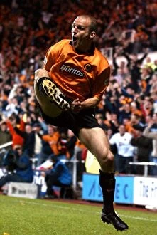 Images Dated 14th May 2003: Play Off Semi Final 2nd leg, Wolves vs Reading, Rae celebrates scoring