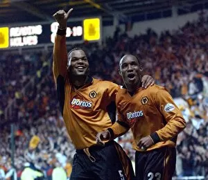 Images Dated 14th May 2003: Play Off Semi Final 2nd leg, Wolves vs Reading, Lescott & Ince
