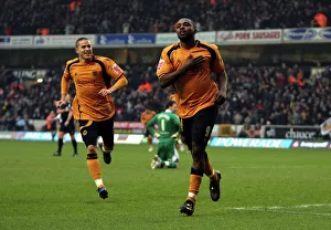Goal Gallery: Sylvan Ebanks-Blake, Wolves vs Preston North End, 10 / 1 / 09