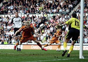 Images Dated 13th April 2009: Wolverhampton Wanderers Andrew Keogh Scores Hat-trick Against Derby County in Championship Match