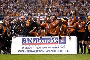 Images Dated 26th May 2003: Wolverhampton Wanderers: Promotion Celebration - Wolves Triumph in Play-Off Final vs Sheffield