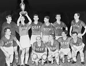 Team Group Gallery: 1960 European Nations Cup winners - Soviet Union +