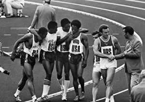 Images Dated 6th February 2012: 1972 Munich Olympics - 4 x 100m Relay