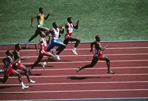 Images Dated 21st December 2011: 1988 Seoul Olympics: Mens 100m Final