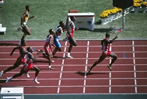 Olympics Gallery: 1988 Seoul Olympics: Mens 100m Final