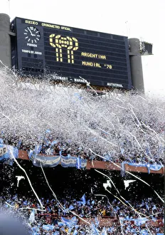 Agrentina fans welcome their team with a Ticker Tape Parade - 1978 World Cup Final Agrentina fans welcome their team with a Ticker Tape Parade - 1978 World Cup Final
