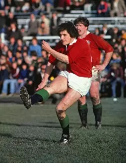 Images Dated 5th September 2012: Andy Irvine - 1977 British Lions Tour of New Zealand