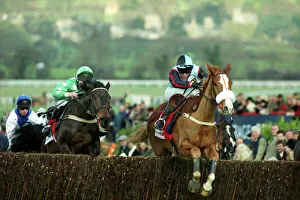 AP McCoy on the Mr Mulligan on the way to winning the 1997 Cheltenham Gold Cup AP McCoy on the Mr Mulligan on the way to winning the 1997 Cheltenham Gold Cup