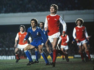 Arsenals Steve Walford and Juventus Gaetano Scirea Arsenals Steve Walford and Juventus Gaetano Scirea