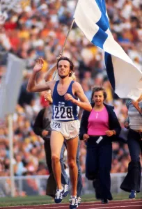 Athletic Prints: Lasse Viren Completes 5000m/10000m Double at Munich Olympics Print