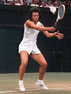 Images Dated 27th June 2011: Billie Jean King - 1973 Wimbledon Championships