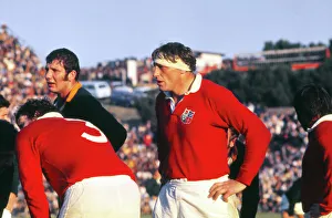 British Lions captain Willie John McBride during the Third Test against South Africa in British Lions captain Willie John McBride during the Third Test against South Africa in