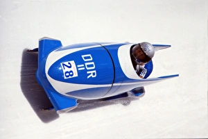 Images Dated 20th February 1988: Calgary Olympics - Bobsleigh