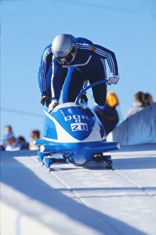 Images Dated 20th February 1988: Calgary Olympics - Bobsleigh
