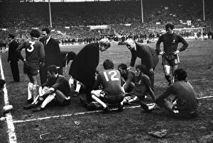 Chelsea players prepare for extra-time - 1970 FA Cup Final Chelsea players prepare for extra-time - 1970 FA Cup Final