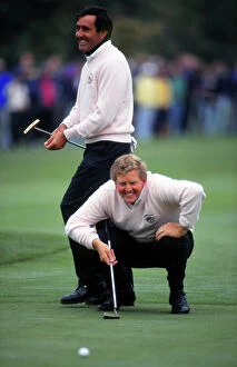 Images Dated 28th June 2010: Colin Montgomerie and Seve Ballesteros - 1993 Ryder Cup