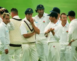 Lords Cricket Ground Prints: Benson and Hedges Cup Final Print: Lancashire Cricket Team at Lord's