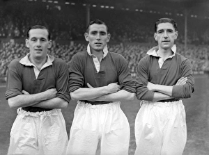 Exeter City players Denis Hutchings, Peader Peter Fallon, and Richard Smart in 1950 Exeter City players Denis Hutchings, Peader Peter Fallon, and Richard Smart in 1950