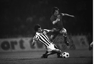 Fabio Capello slide tackles Johan Cruyff during the 1973 European Cup Final Fabio Capello slide tackles Johan Cruyff during the 1973 European Cup Final
