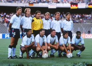 Paul Gascoigne Prints: England Team Print, Italia 90 Semi-Final