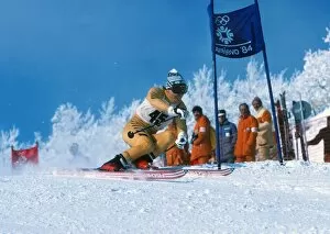 Images Dated 3rd September 2012: Freddie Burton - 1984 Sarajevo Winter Olympics - Mens Giant Slalom